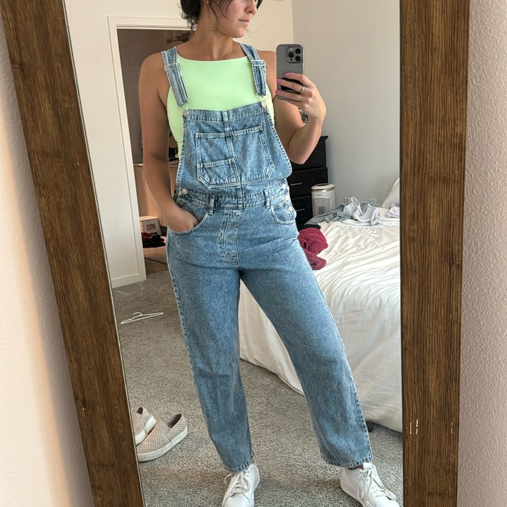 We The Free Denim Overalls Medium